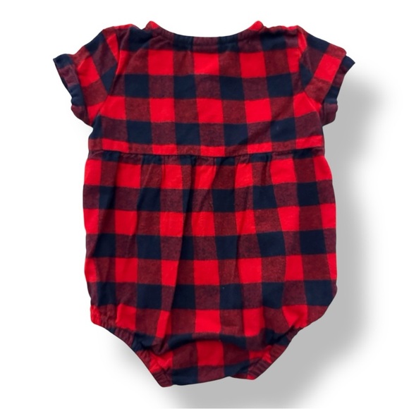 Hanna Andersson | Buffalo Plaid Fannel Romper (18-24 mos) - Picture 2 of 4